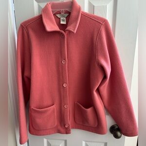Gently worn Women’s L.L.Bean Pink Fleece Jacket